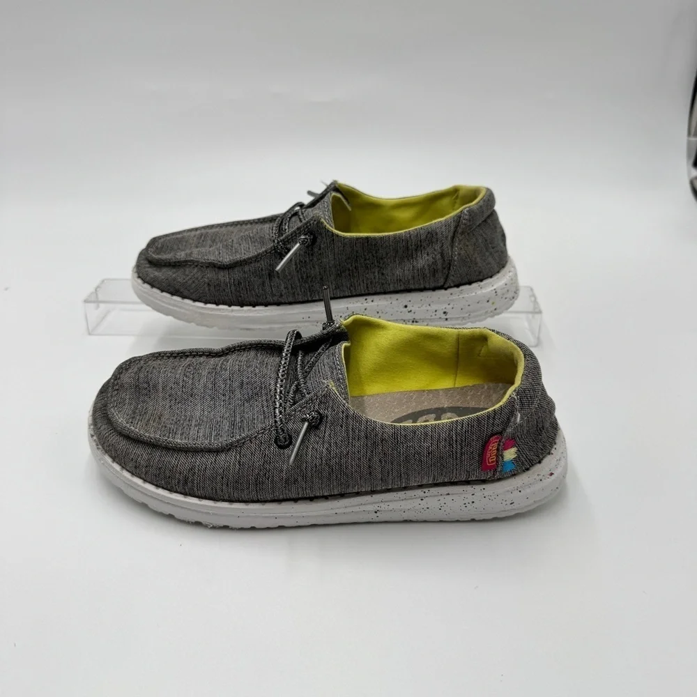 Hey Dude Wendy Sparkle Night  Casual Loafers Youth Size 3
